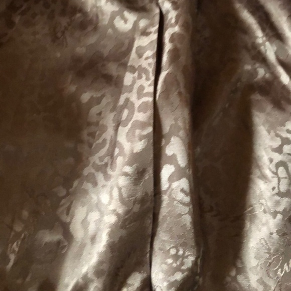 Guess Jeans Genuine Leather Moto Brown Cheetah print Jacket - Picture 5 of 11